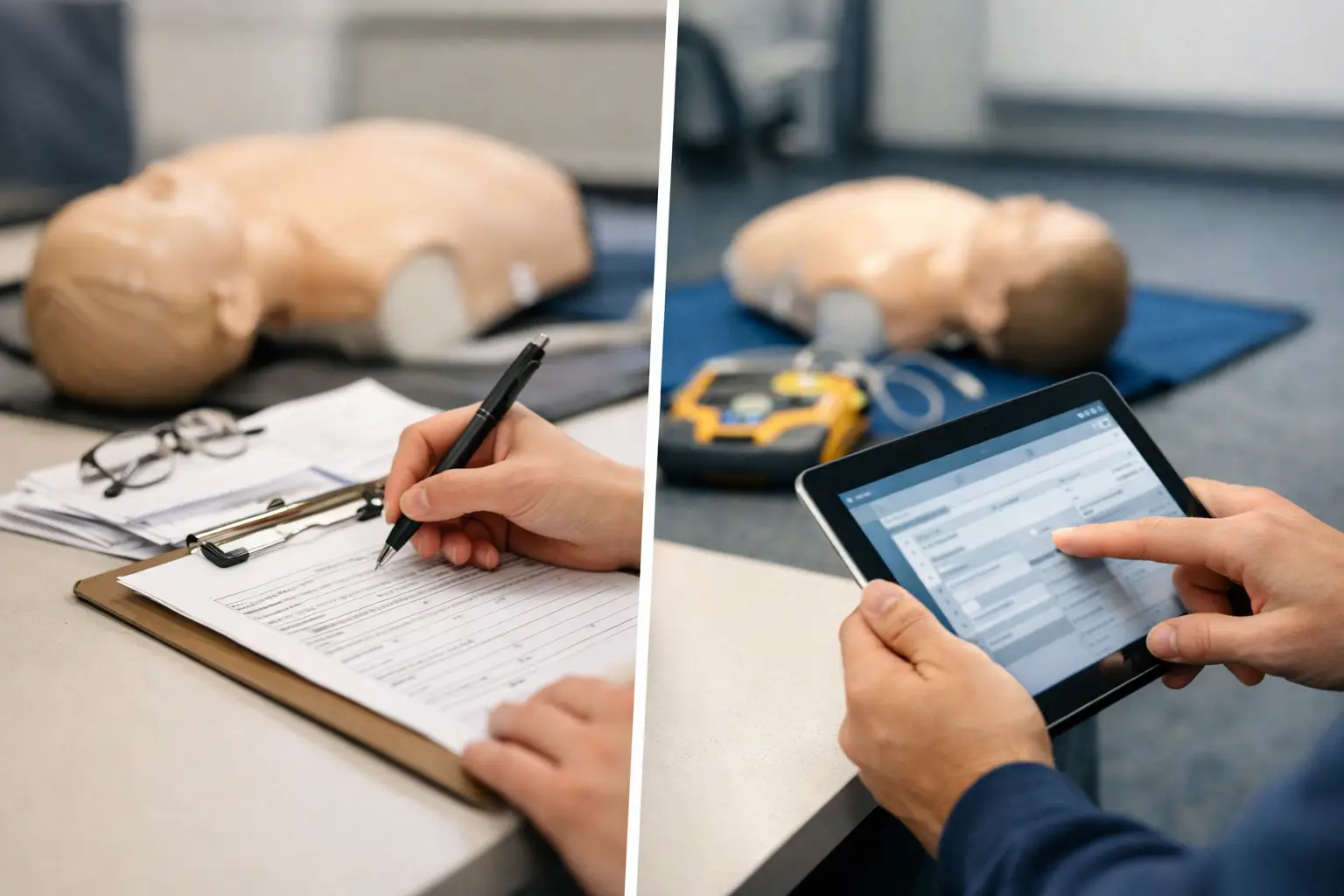Paper Rosters vs Digital Records for CPR Classes
