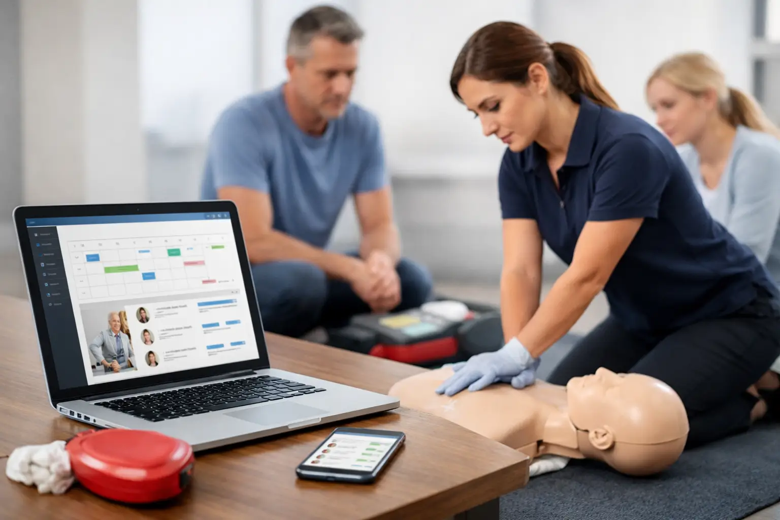 Class Enrollment Software for CPR Training